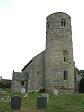 The Late Saxon or Norman round tower of St Mary's Church, Gayton Thorpe  © Norfolk Museums & Archaeology Service