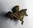 A Roman horse and rider brooch from the site of a Roman settlement and temple  © Norfolk Museums & Archaeology Service
