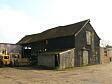 The 17th or 18th century timber framed barn at Primrose Farm in Shelton  © Norfolk County Council
