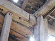A scarf joint in the timber framed barn at Primrose Farm, Shelton  © Norfolk County Council