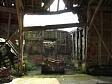 The interior of the 17th and 18th century timber framed barn at Primrose Farm in Shelton  © Norfolk County Council
