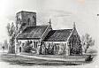 St Paul's Church, Kempstone, a Late Saxon, medieval and later parish church, drawn in the 19th century  © Norfolk County Council