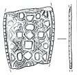 Part of a Middle to Late Saxon strap end from Langham  © Norfolk Museums & Archaeology Service