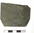 Part of a Roman slate cosmetic palette found in Caister-on-Sea  © Norfolk Museums & Archaeology Service. NWHCM 1972.607.1:A