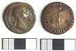 A Roman dupondius coin, perhaps from Burnham Overy.  © Norfolk Museums & Archaeology Service. NWHCM 1938.121.1:A