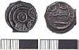An Iron Age potin coin found at Snettisham.  © Norfolk Museums & Archaeology Service. NWHCM 1949.75.55.1:A