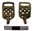 Post-medieval hooked tag from NHER 28349  © Norfolk County Council