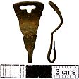 Middle Saxon/Late Saxon hooked tag from NHER 25765  © Norfolk County Council