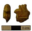 Post-medieval knife end stop from NHER 28344  © Norfolk County Council