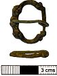 Medieval buckle from NHER 39364  © Norfolk County Council