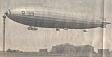 A 'Pulham Pig', an airship, at her mooring mast at Pulham airfield.  © Eastern Daily Press