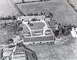 Aerial photograph of the site of the late 15th century Hales Hall.  © Norfolk Museums & Archaeology Service