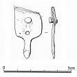 A medieval furniture mount from Ashill.  © Norfolk Museums & Archaeology Service