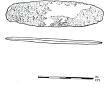 A Bronze Age copper alloy knife found in Walsingham.  © Norfolk Museums & Archaeology Service