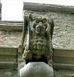 A gargoyle on St Clement's Church, Outwell. Photograph from www.norfolkchurches.co.uk  © S. Knott
