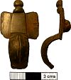 Early Saxon cruciform brooch from NHER 35669  © Norfolk County Council
