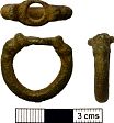 Medieval leash or strap fitting from NHER 30979  © Norfolk County Council