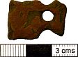 Late Saxon strap-end from NHER 17351  © Norfolk County Council