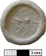 Early Saxon bracteate patrix cast from NHER 29937  © Norfolk County Council