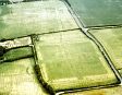 Brancaster Roman fort from the air in 1976  © Norfolk County Council