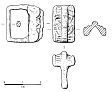 Middle Saxon/Late Saxon strap or harness fitting  © Norfolk County Council