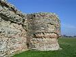 A bastion at the Roman fort, Burgh Castle.  © Norfolk Museums & Archaeology Service