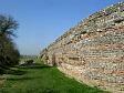 The south wall of the Roman fort, Burgh Castle.  © Norfolk Museums & Archaeology Service