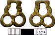 Medieval strap fitting from NHER 54946  © Norfolk County Council