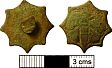 Medieval harness mount from NHER 14530  © Norfolk County Council