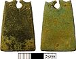Medieval strap end from NHER 14530  © Norfolk County Council