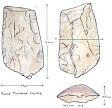 A Neolithic flint handaxe from Tunstead.  © Norfolk Museums & Archaeology Service