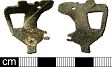 Medieval scabbard chape from NHER 12513  © Norfolk County Council