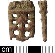 Late Saxon strap-end from NHER 29937  © Norfolk County Council