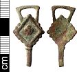 Medieval hooked tag from NHER 30059  © Norfolk County Council