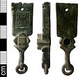 Medieval strap-end from NHER 39892  © Norfolk County Council