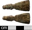 Medieval strap-end from NHER 43116  © Norfolk County Council