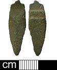 Early Saxon strap-end from NHER 20587  © Norfolk County Council