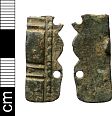 Early Saxon sleeve clasp from NHER 34355  © Norfolk County Council