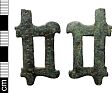 Early Saxon girdle hanger from NHER 34355  © Norfolk County Council