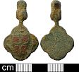 Medieval harness pendant from NHER 35907  © Norfolk County Council