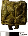 Medieval harness mount from NHER 40534  © Norfolk County Council