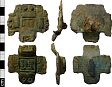 Early Saxon florid cruciform brooch from NHER 41004  © Norfolk County Council