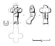 Middle Saxon Ansate brooch from NHER 44066  © Norfolk County Council