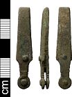 Mid Saxon strap end from NHER 31402  © Norfolk County Council