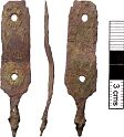 Medieval strap end from NHER 1021  © Norfolk County Council