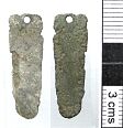 Early Saxon strap end from NHER1021  © Norfolk County Council