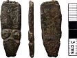 Mid-Late Saxon strap end from NHER 3260  © Norfolk County Council