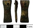Medieval strap end from NHER 28370  © Norfolk County Council