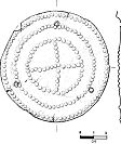Drawing of a Middle Saxon reliquary from NHER 3257  © Norfolk County Council