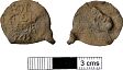 Post Medieval cloth seal from NHER 15875  © Norfolk County Council